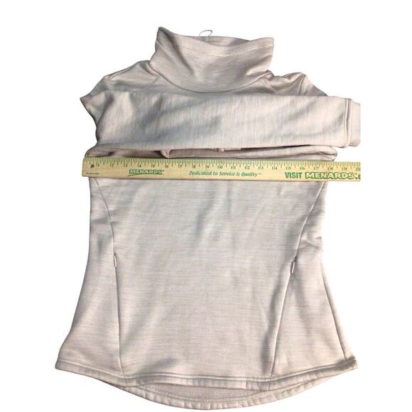 Spyder Active Women’s Pullover Sweater Drawstring Mock Neck Pockets Medium - Picture 6 of 7